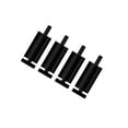 thumbnail image 2 of 4x Sofa Feet Metal Furniture Legs Rustproof Adjustable Height Support Leg for Furniture Modern Style Replacement Couch Legs for Table Chair , black 6cm, 2 of 8