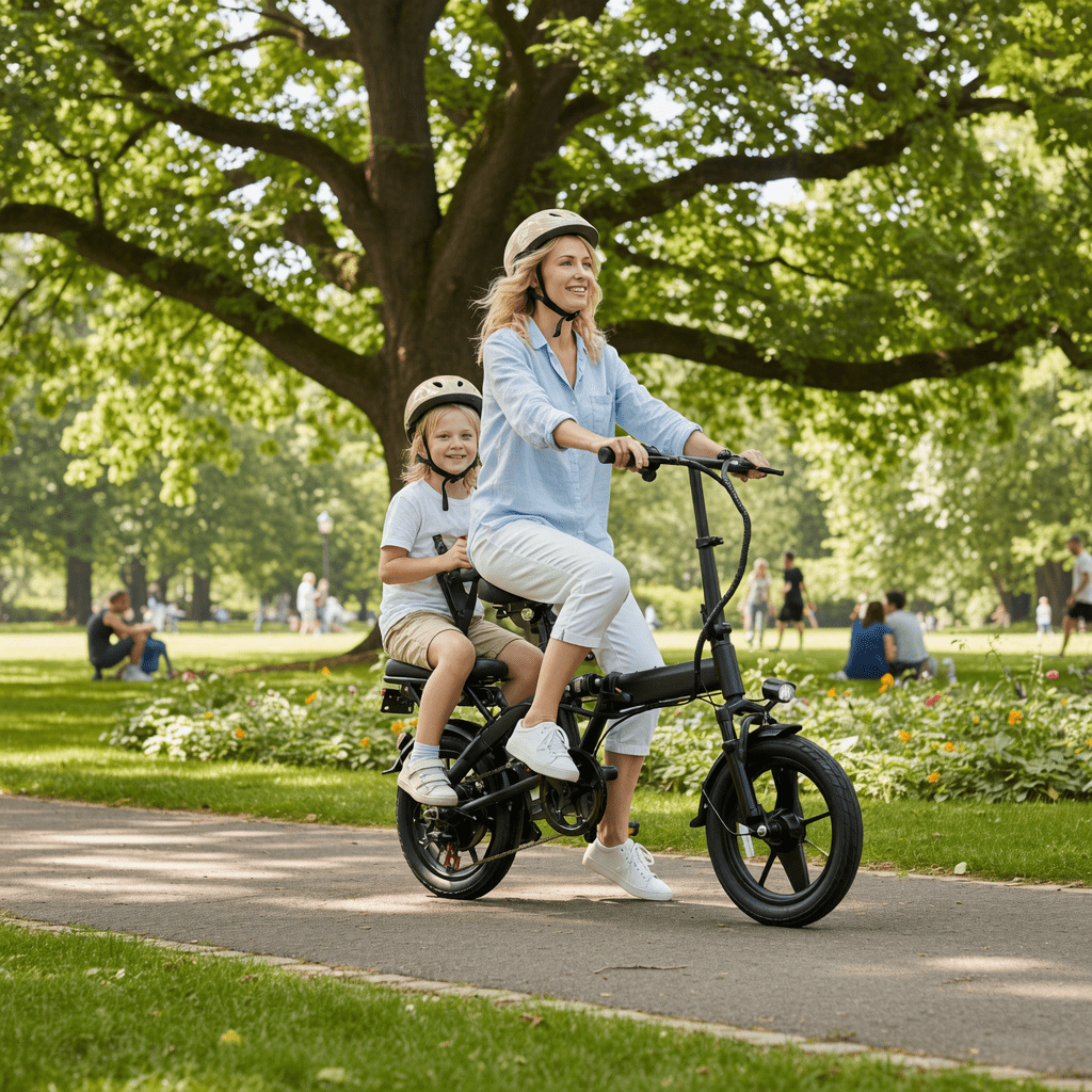14" Foldable Electric Bike for Adults, 500W Peak Motor, 36V 12Ah Removable Battery, 19 MPH, 18-35 Miles Range, Suitable for Commuting, Shopping, or Trip, UL 2849, Class2