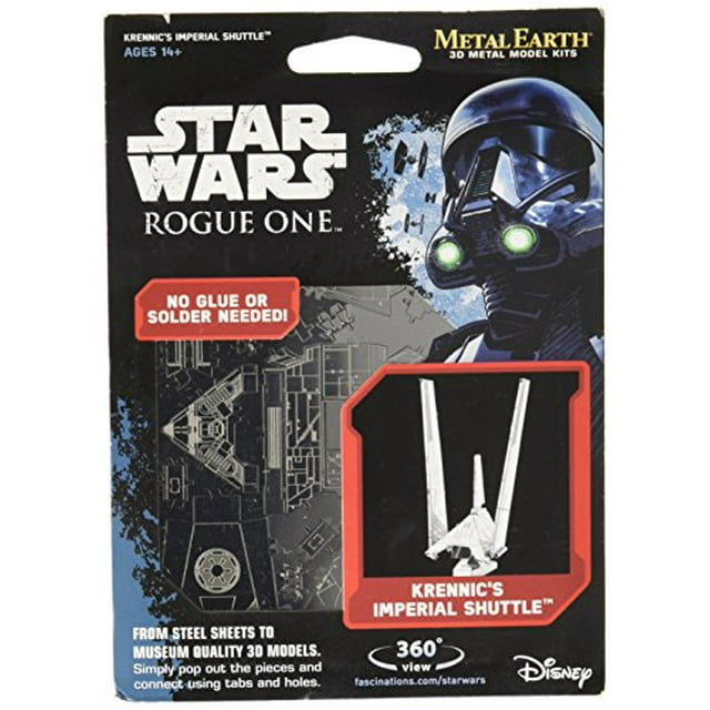 Metal Earth Fascinations Star Wars Rogue One Krennics Imperial Shuttle 3D Metal Model Kit