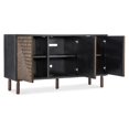 thumbnail image 3 of Pemberly Row Contemporary Entertainment Credenza in Black Wood, 3 of 5