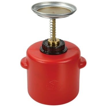 Eagle P-712 Safety Plunger Can, 2 Quart Polyethylene