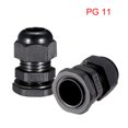 thumbnail image 2 of 16pcs Prensaestopas PG11 Conector impermeable de plástico negro para articulaciones glándulas cable 5-10mm de diám. de cables Unique Bargains accesorios de conducto, 2 of 6