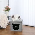 thumbnail image 5 of Vibrant Life Cat Cube Condo, GRAY, 5 of 8