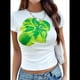 thumbnail image 1 of Camiseta de Corta con Estampado Floral Y2K para Mujer, Estilo Vintage, para Verano L, 1 of 9