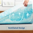 thumbnail image 3 of TINKLE WELL Mattress Topper, TwinXL Gel Memory Foam Mattress Topper, TwinXL Size for Back Pain-2in, 3 of 5