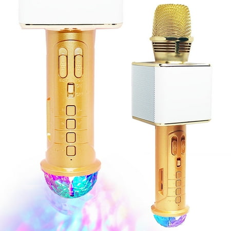 Bluetooth Handheld Wireless KTV Karaoke Microphone Speaker for iPhone & Android