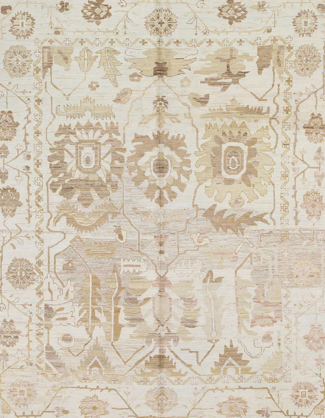 Ahgly Company Indoor Rectangle Abstract Tan Brown Gold Abstract Area ...