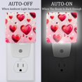 thumbnail image 2 of Love LED Square Night Lights - Stylish and Functional Nightlight for Better Sleep - Energy Saving Plug-in Wall Light with Auto Sensor, 2 of 6