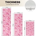 thumbnail image 4 of Pink Breast Cancer and Love Kitchen Rugs Sets Of 3,Kitchen Runner Rugs Non Skid Washable,Decorative Kitchen Floor Mats for Kitchen,Sink,Laundry,17"x30"+ 17"x47" + 17"x59", 4 of 6