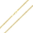 thumbnail image 6 of Nuragold 10k Real Yellow Gold Cable 4mm Rolo Round LInk Chain Necklace (18"-30") Italian Jewelry for Men & Women, 6 of 7