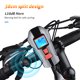 thumbnail image 2 of Bike Light USB Recargable Ciclismo Faro con 120dB Horn 4, 2 of 8