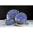 thumbnail image 7 of Thyme & Table Medallion 12-Piece Ceramic Dinnerware Set Blue, 7 of 7