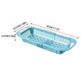 thumbnail image 3 of Kitchen Colander Strainer Basket, Multipurpose Sink Basket, BPA-Free Plastic, collapsible + lightweight, Modern Design, for Home Cooking/Meal Prep, Efficient Draining, Food Wash/Drain Tool, UKHBMC, 3 of 4