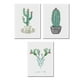 thumbnail image 1 of Pinturas de cactus Poster sin marco Planta tropical Planta de lona Impresión de lienzo Obras de lienzo Decoración de dormitorio Decoración 3 piezas Inevent HA011002-00, 1 of 7