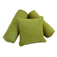 thumbnail image 1 of Blazing Needles 3 Piece Twill Solid Corded Pillow Set, 1 of 2