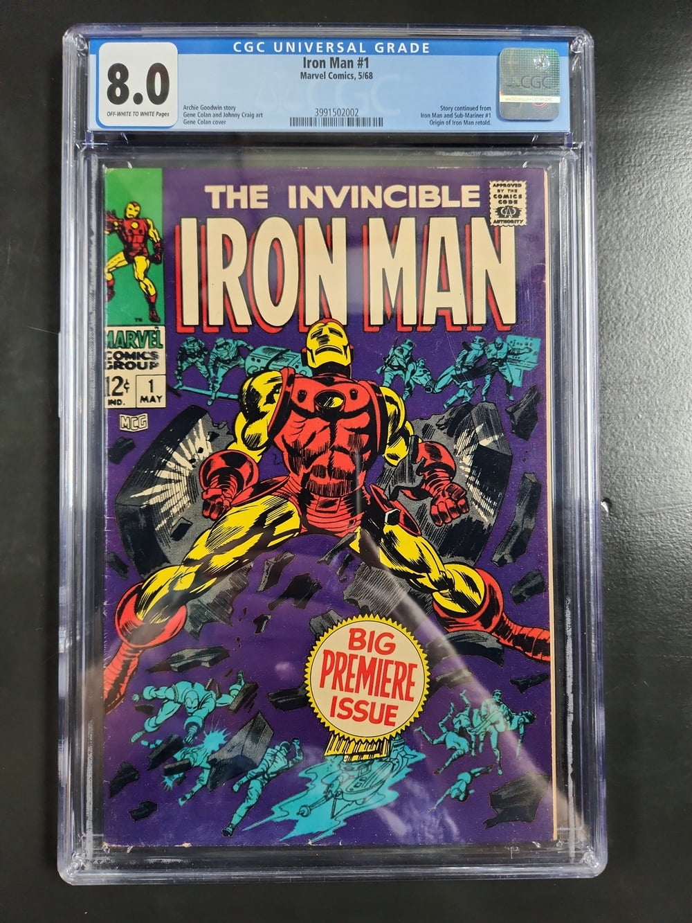 Iron Man #1 - CGC 8 Comic Book