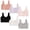 C-6 pack, variant on Girls Training Bra Teen Cotton Developed Kids Sports No Wire TrainerWireless Bras for Women Teens 7-13 Years