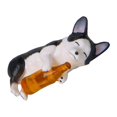 thumbnail image 4 of Perro Husky en miniatura de con de botella, para terrarios, casa de , bonsái, adorno de jardín de hadas, micropaisaje DIY Botella amarilla Huskie shamjiam Mini estatuilla de Corgi, 4 of 8