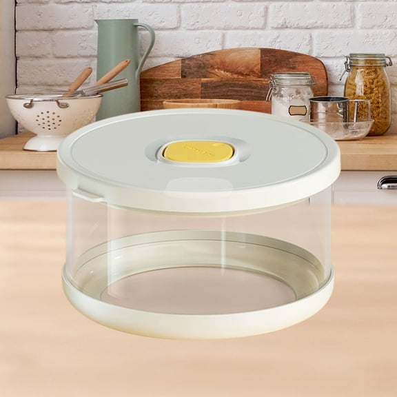 kcavykas Glass Bento Lunch Box with Lid Microwave Safe Food Storage Container with Compartments for Meal Prep Work School White L Storage Containers