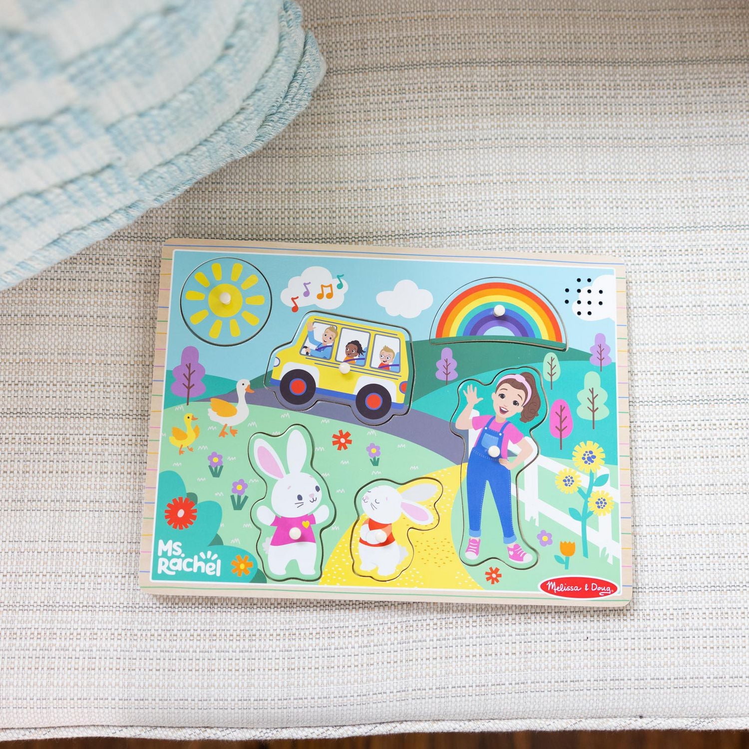 Melissa & Doug, Puzzle musical en bois Ms. Rachel, jouet éducatif pour bébés et tout-petits - certifié FSC Melissa & Doug