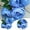 Blue, variant on Springs Flowers, Artificial Silk Peony Bouquets Wedding Home Decoration, Flowers Vintage Artificial Flower Long Stem Weather 5 Heads Wedding Bouquet Peony Silk Flower Home Decor(Blue)