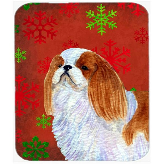 Carolines Treasures  English Toy Spaniel Snowflakes Holiday Christmas Mouse Pad
