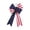 D, variant on KUNPENG Patriotic Star Bow for Wreaths - July 4th Independence Day Ribbon Streamer - Red White and Blue Party Decorations for Front Door and Wall 14"x8"