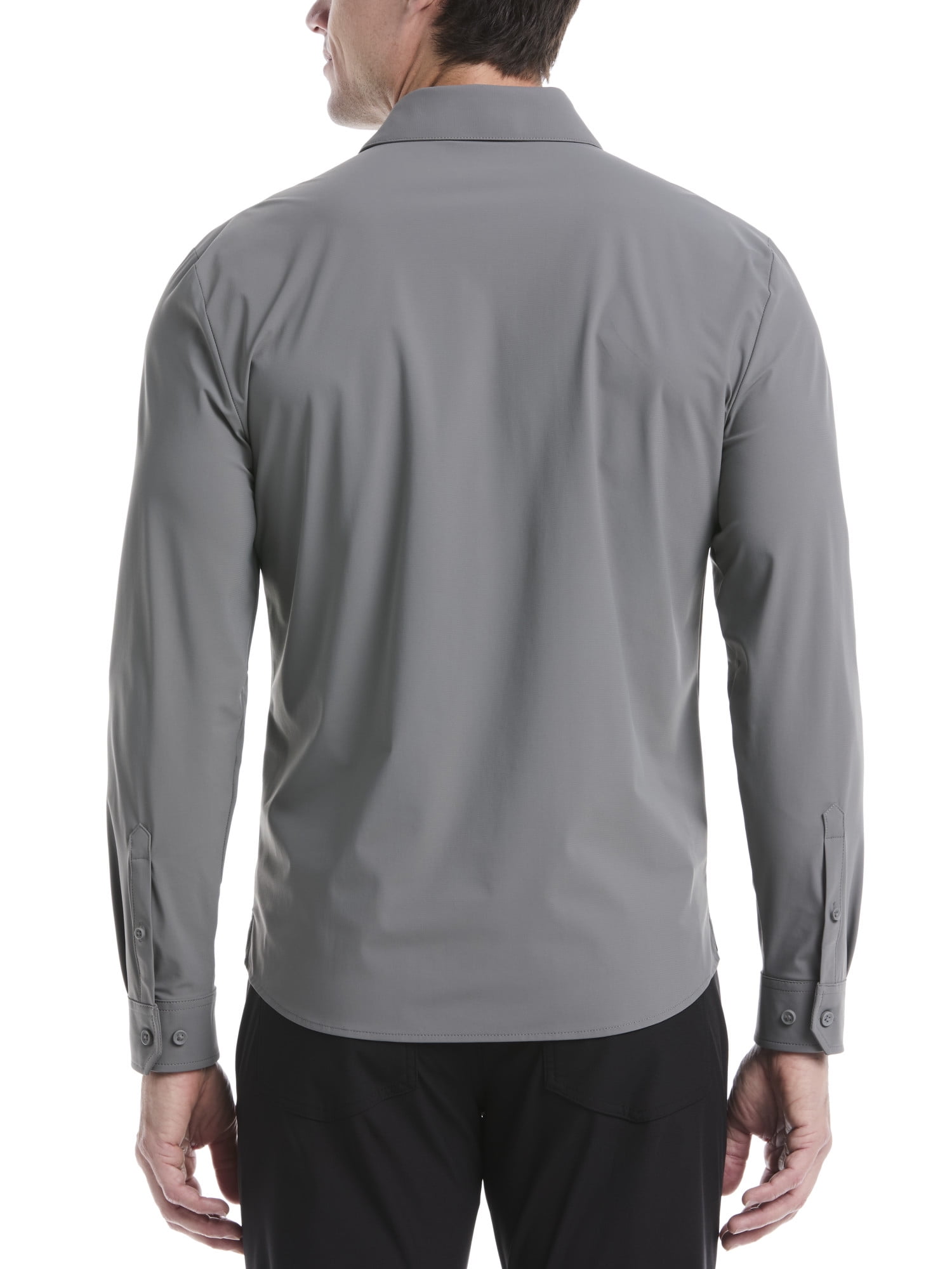 Ben Hogan Men's and Big Men's Performance Long Sleeve Button-Down Golf Shirt, Size S-5XL
