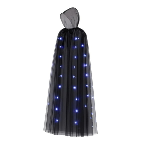 Witch Robe Cape Outfit Long 150cm Length Unisex Gothic Medieval Style for Fancy Dress Events