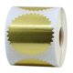 thumbnail image 1 of Rollo de etiquetas adhesivas de envío doradas redondas, sello de sobre, 2 pulgadas (dorado) (500 unidades), 1 of 5