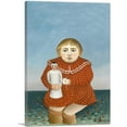 thumbnail image 1 of ARTCANVAS The Girl with a Doll 1905 Canvas Art Print by Henri Rousseau - Size: 40" x 26" (1.50" Deep), 1 of 9