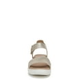 thumbnail image 4 of Dr. Scholl's Womens Time Off Sky Sandals Gold 8.5 Ww, 4 of 9
