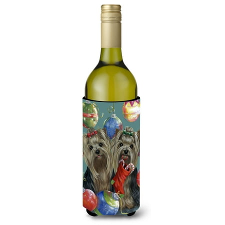 

Yorkie Christmas All that Glitters Wine Bottle Hugger