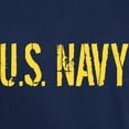 thumbnail image 3 of CafePress - U.S. Navy: Gold Stencil Dark T Shirt - Men's Classic Graphic Cotton T-Shirt, 3 of 4