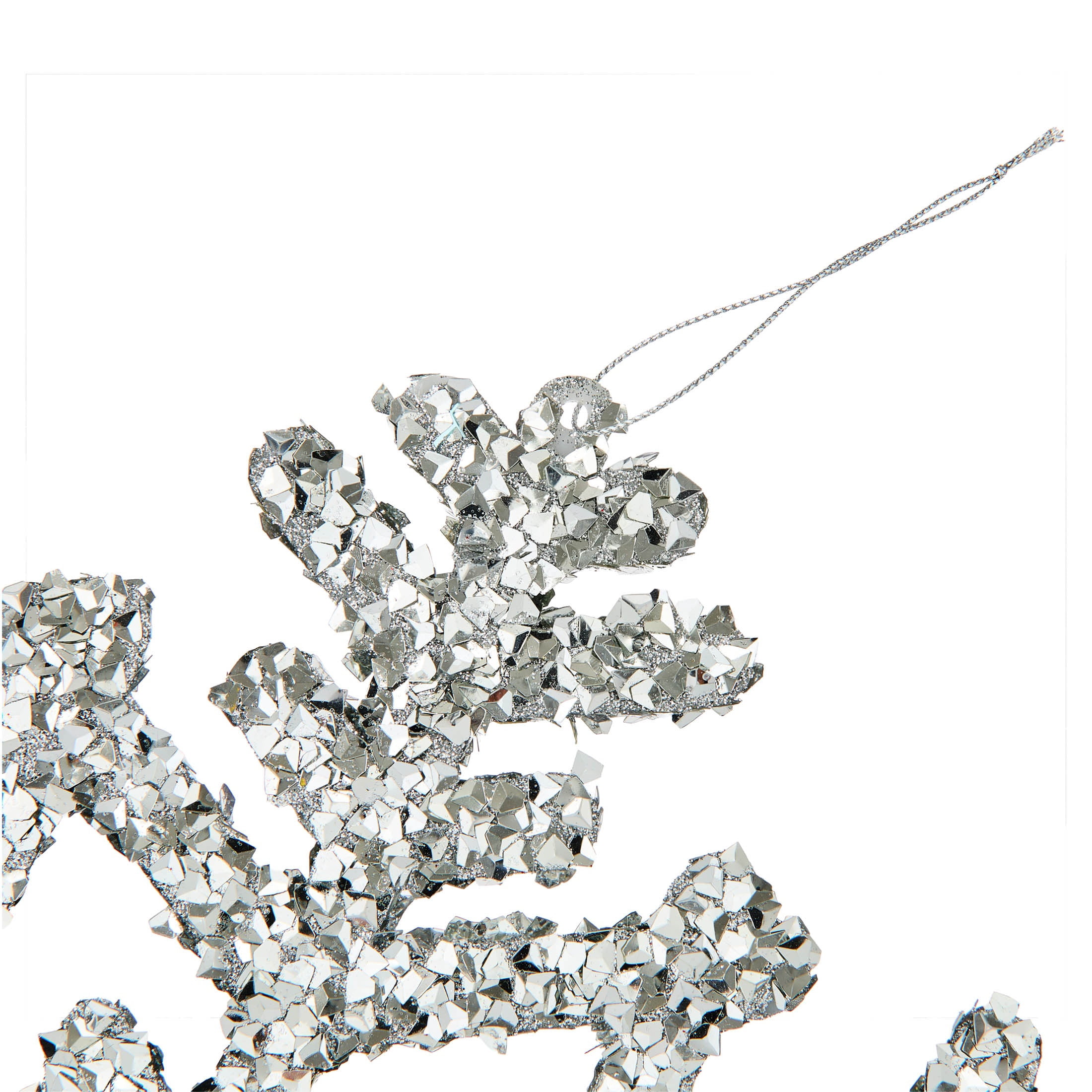 Silver Jumbo Snowflake Christmas Ornament, 14", by Holiday Time