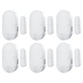 thumbnail image 1 of CAIROYAR Alarma inalámbrica para puertas y ventanas, sensor de alta sensibilidad de 130 DB, color blanco, 1 of 7