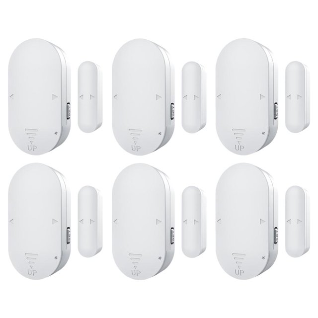 CAIROYAR Alarma inalámbrica para puertas y ventanas, sensor de alta sensibilidad de 130 DB, color blanco