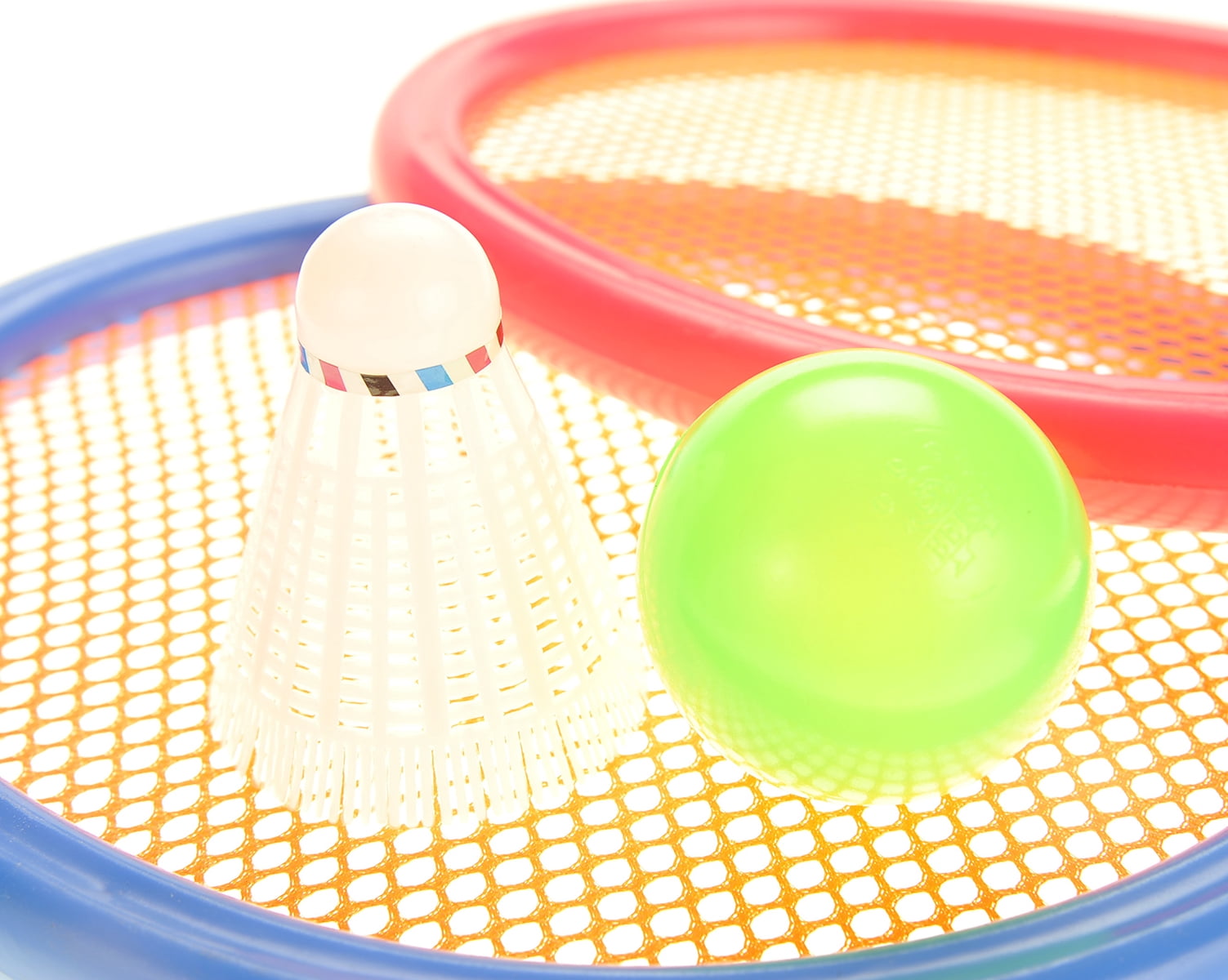 Badminton Set For Kids With 2 Rackets, Ball And Birdie .2 Giant Size Rackets Perfect For Kids That Are New To The Game