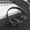thumbnail image 3 of Typpkmm Foldable Bluetooth Headphones with Wireless Overhead Earphones with, 3 of 7