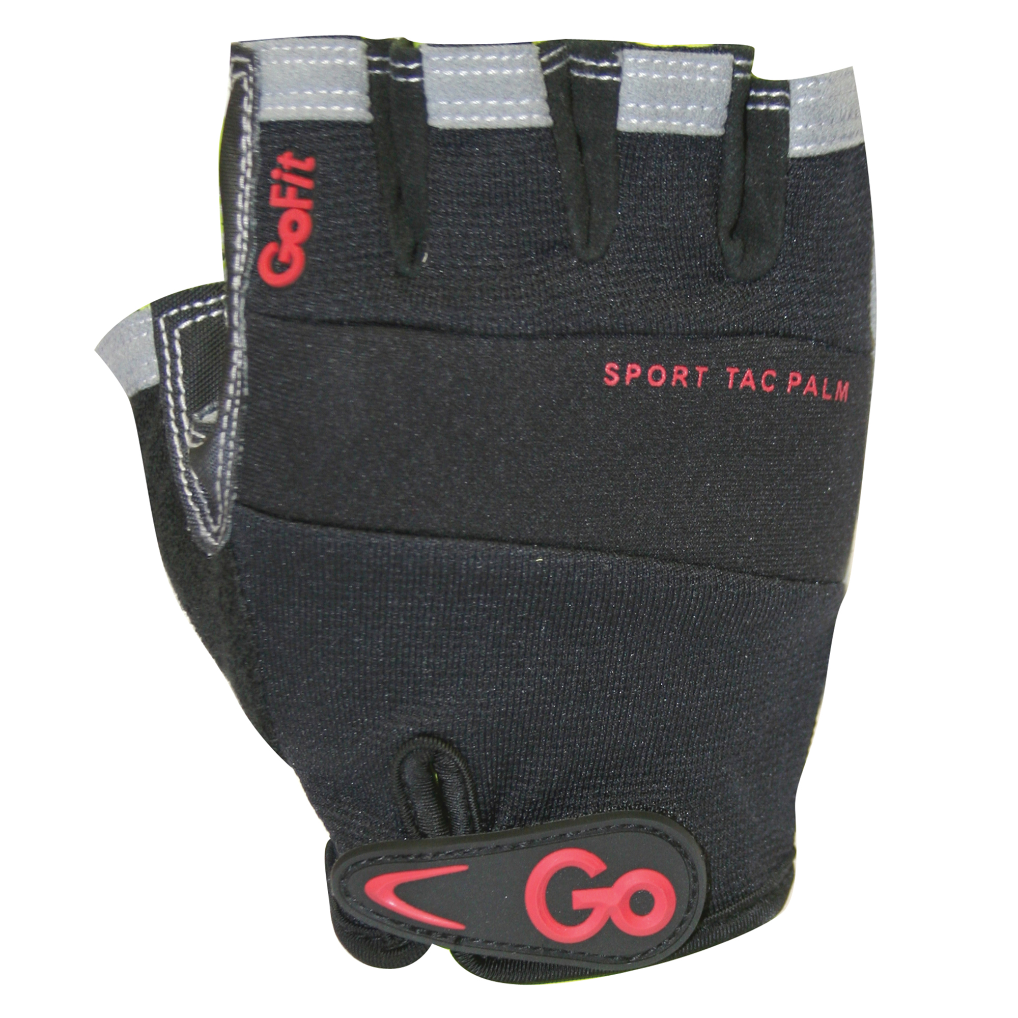 GoFit Men's Sport-Tac Pro Trainer Gloves Medium with Synthetic Leather Palm and Neoprene Knuckles