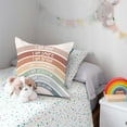 thumbnail image 3 of Classroom Reading Corner Boho Rainbow Decor Throw Pillow Covers, Book Center Calming Corner Home Bedroom Playroom Decor Pillow Case, 18x18 Inch Pillowcase, 3 of 6