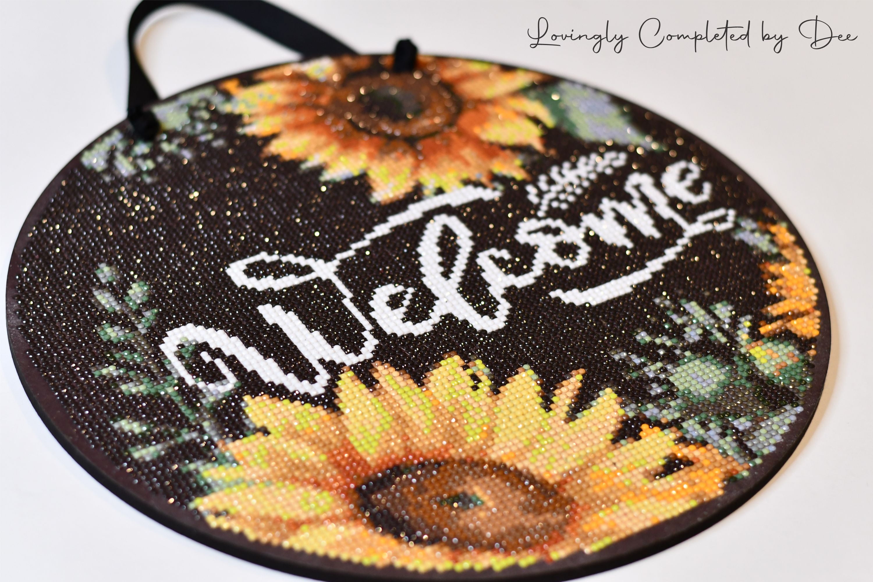 Sunflower Welcome Sign Diamond Painting Kit
