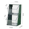 thumbnail image 3 of Mosiee Double-Layer Tea Bag Storage Box Desktop Coffee Table Capsule Coffee Tea Storage, 3 of 8
