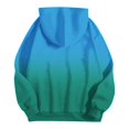 thumbnail image 4 of VISALY Womens Zip Up Hoodies Sweater Jacket Fall Jacket Oversized Pocket Sweatshirt Casual Zipper Jacket Solid Color Long Sleeve Tops Comfy Sweaters Plain Hoodie Fall Sweaters Sky Blue L, 4 of 5