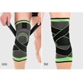 thumbnail image 3 of 1 pieza de cinta de punto de protección de rodilla, rodillera antideslizante para correr y caminar de fútbol de baloncesto, soporte para rodilleras Afortunado Sencillez, 3 of 5