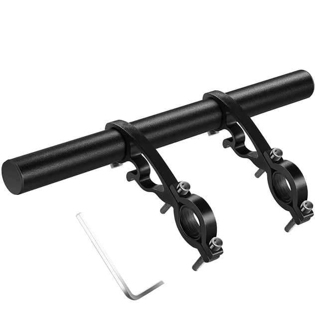 WREESH Support d'Extension de Vélo avec Compteur de Vitesse et Phare
