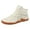 White, variant on Women's Men's Winter Snow Boots Barefoot Wide Toe Lace up Hiking High Top Ankle Booties