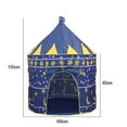 thumbnail image 3 of Zimtown Portable Fairy Castle Play Tent House Children Kids Blue, 3 of 7