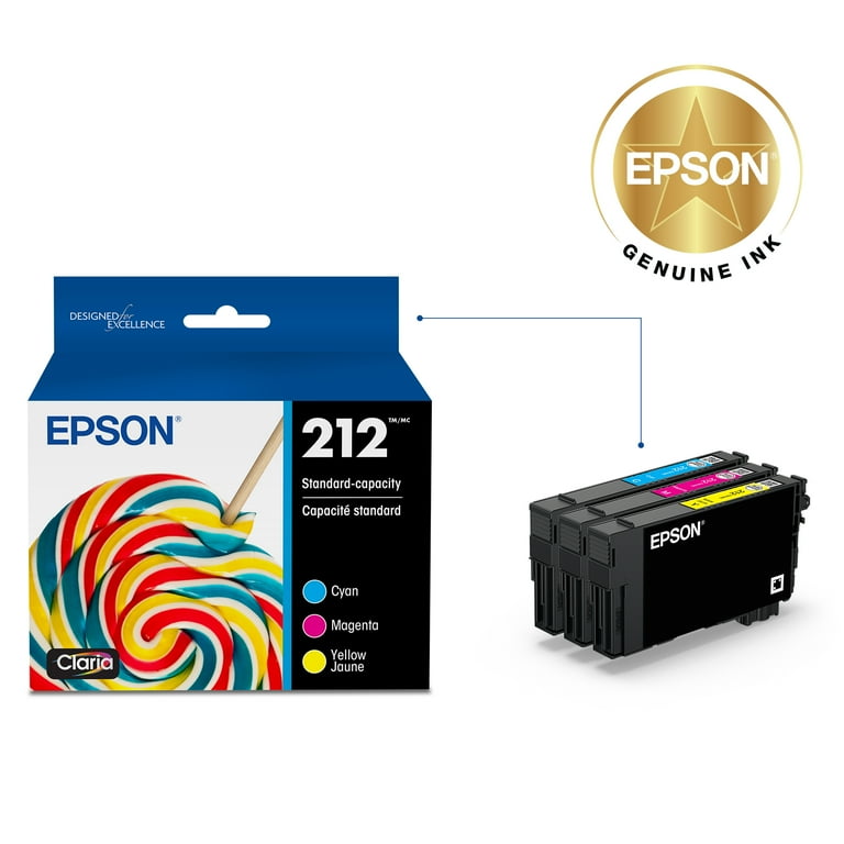 EPSON インクカートリッジ 各色2set+黒×4③オマケ1 Free Shipping! Epson Claria Ink 212 Standard Capacity Color Combo