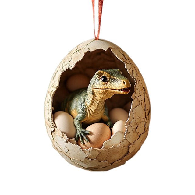 Decoraciones de Árbol de Navidad Bonita Navidad Granja Huevos de Navidad Bebé Animales Pato Dinosaurio Serpiente Huevos Decoraciones de Navidad Colgante de Árbol de Navidad Ornamentos de Árbol de Navi